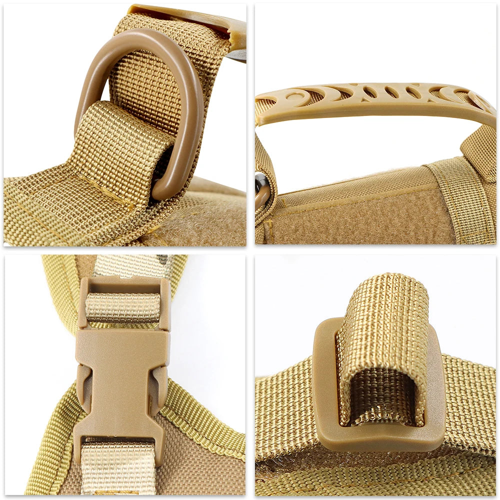 Tactical Cat Harness with Leash and Patches