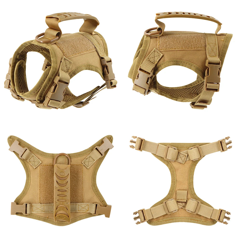 Tactical Cat Harness with Leash and Patches