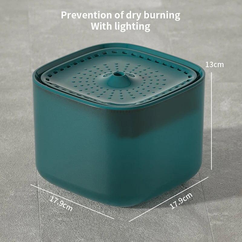 Fur&Fun - 3L Cat Water Fountain, Quiet USB Automatic Filtered Dispenser