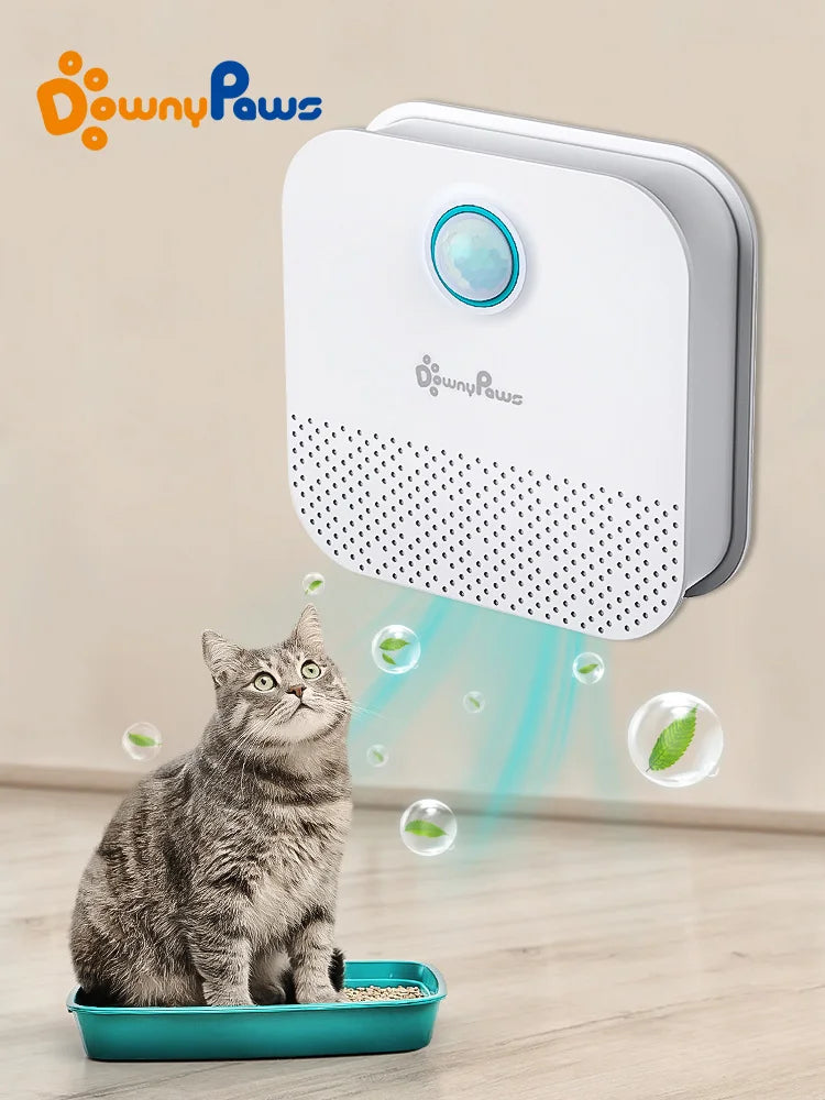 DownyPaws Smart Cat Litter Box Odor Purifier